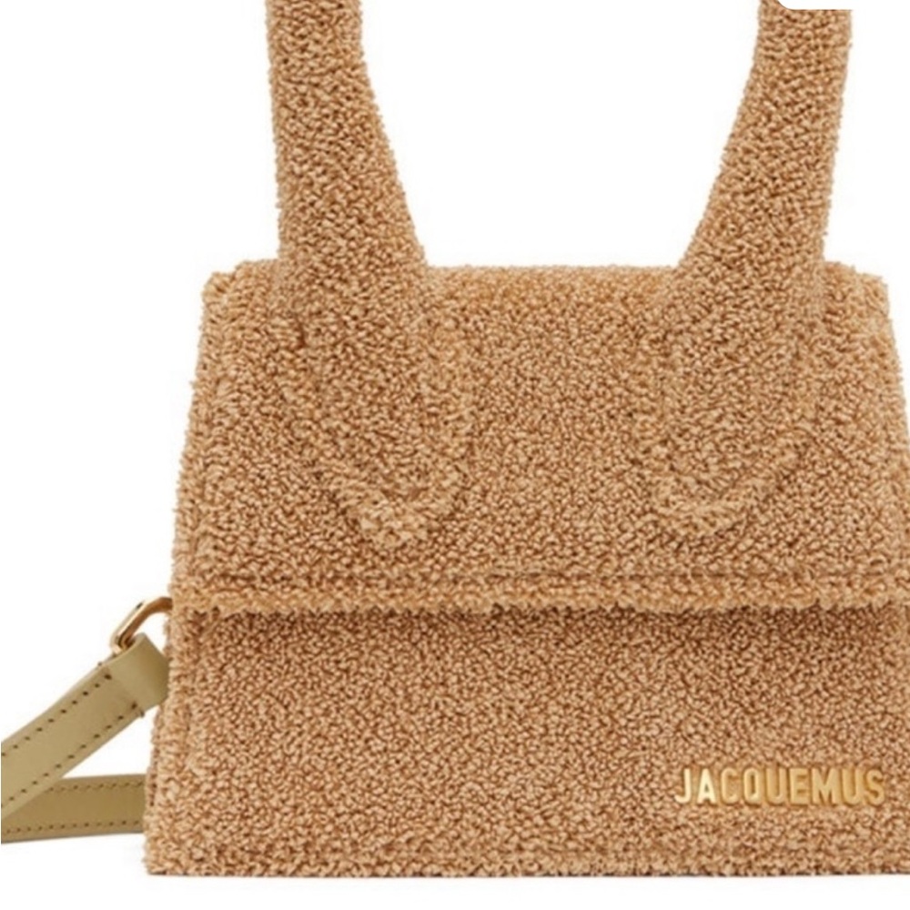 Jacquemus Tan Plush Shoulder Bag
